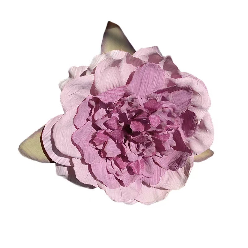 10cm Artificial large rose flower big hair clips