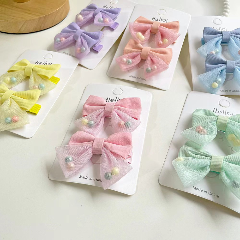 Baby girls hair clips 2 pcs set