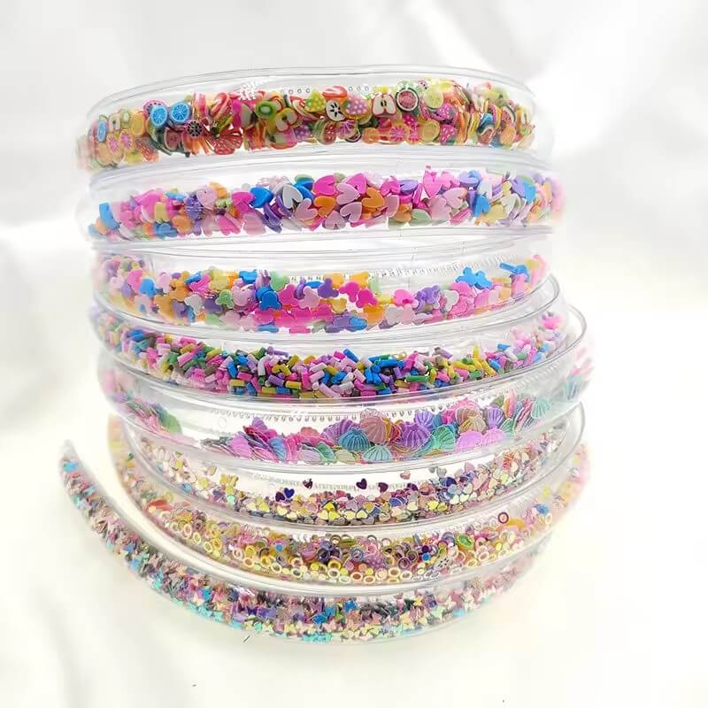 Children's Transparent Pvc Sequined Headband