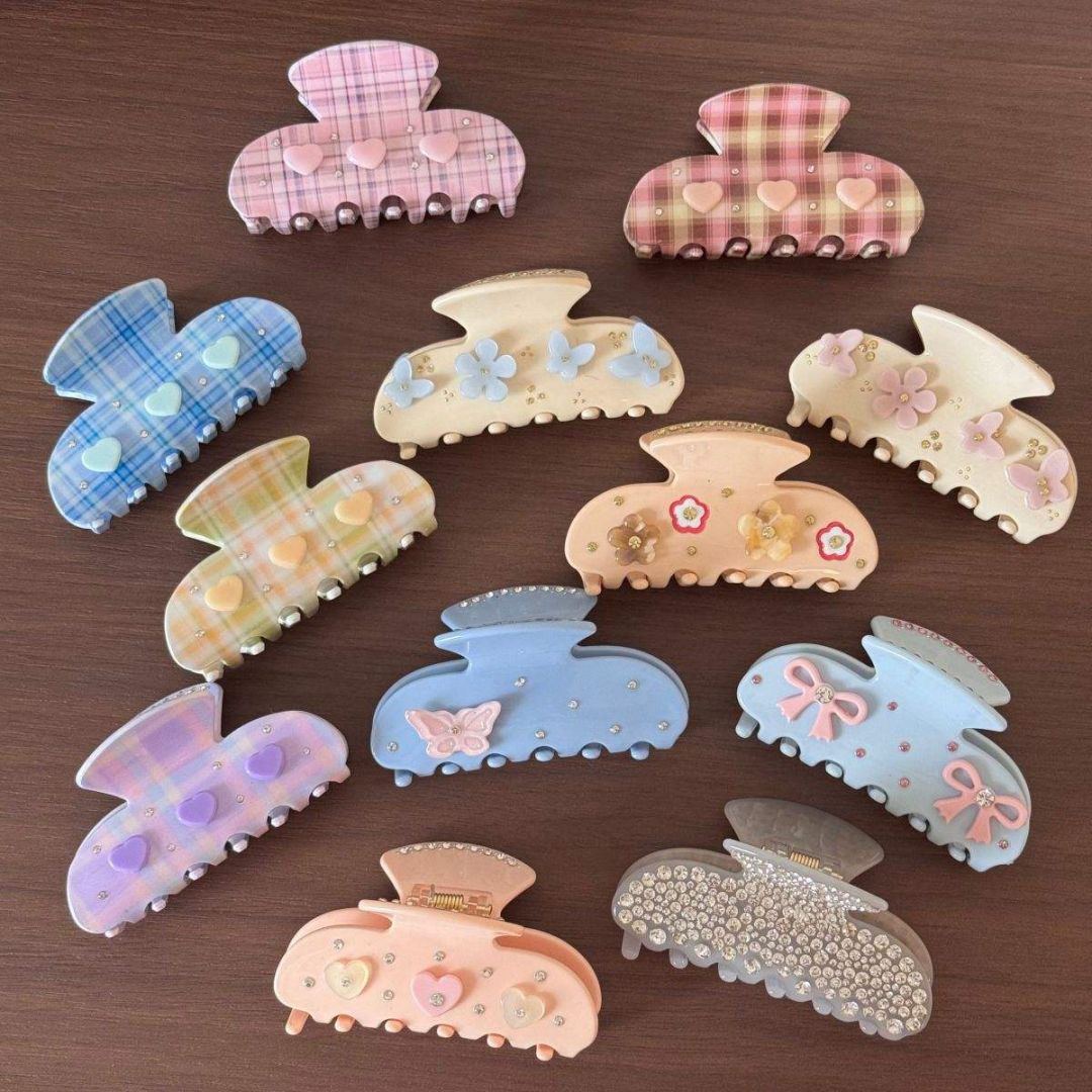 High Quality Crystal Custom Logo Rhinestone Luxury Cellulose Acetate Hair Claw Clips for Women Girls Hair Accessories High Quality Crystal Custom Logo Rhinestone Luxury Cellulose Acetate Hair Claw Clips for Women Girls Hair Accessories