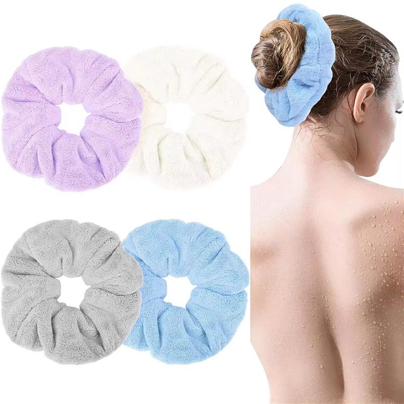 Ponytail Holders Large Drying Towel Hair Big Scrunchies